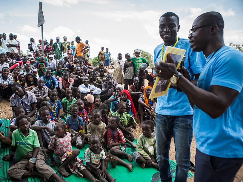 Guinea worm disease eradication.