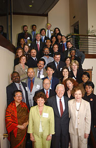 Human rights defenders from 14 nations, and representatives from major U.S. human rights organizations participated in the June 6-7 event at The Carter Center.